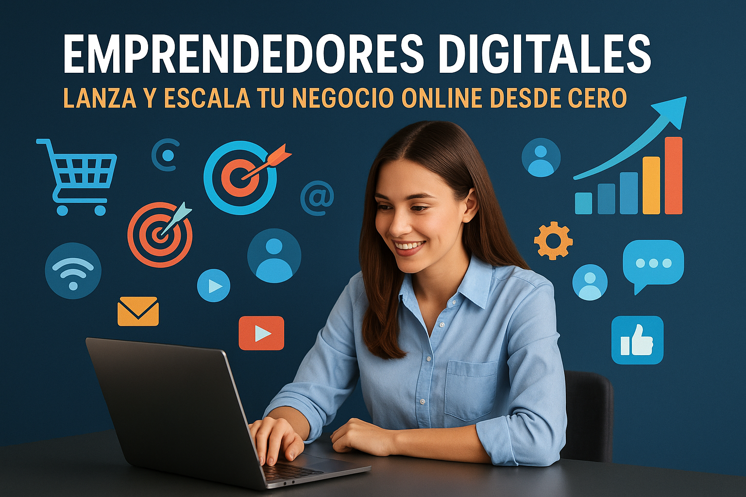 Emprendedores digitales | Lanza y escala tu negocio online desde cero